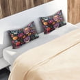 thumbnail image 6 of Satin Pillowcase Home Luxury Envelope Pillowcases Soft And Smooth Dead Sugar Skulls, 6 of 6