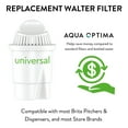 thumbnail image 2 of Aqua Optima WQA Certified Compact Filter Replacement for Brita Pitchers and Dispensers, Brita Classic 35557, OB03, Mavea 107007, 35557, and others (Pack of 6), 2 of 6