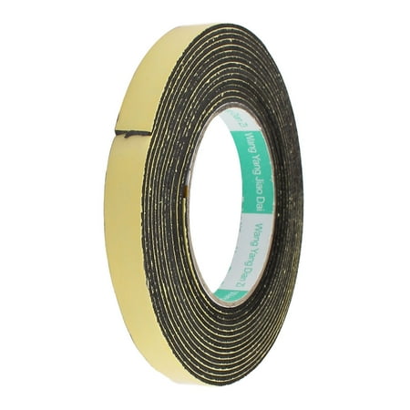 15mm Width 2mm Thick Single Sided Sealing Shockproof Sponge Tape 5m Length