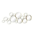 thumbnail image 6 of CosmoLiving by Cosmopolitan 54" x 21" Gold Bubble Cluster Wall Mirror, 6 of 12