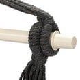thumbnail image 4 of Hammock Chair Hanging Rope Swing, Tassel Hanging Chair with Thick Pillow, for Bedroom, Balcony, Courtyard, Max 198lb, Gray, 4 of 9