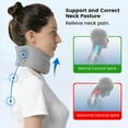 thumbnail image 3 of VELPEAU Neck Brace for Neck Pain and Support, Soft Cervical Collar for Sleeping, Vertebrae Whiplash Wrap Aligns, Stabilizes & Relieves Pressure in Spine for Women & Men(Grey, Large 3″), 3 of 7