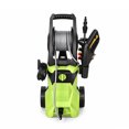 thumbnail image 6 of Porfeet 4800PSI Electric Pressure Washer with 4 Nozzles and 33Ft Hose High Power Pressure Cleaner Overheat Protect for Car Fence Patio Cleaning,Green,US Plug, 6 of 13