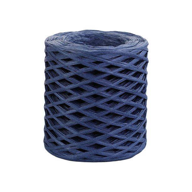 Adornos reciclables de cinta de papel de de 200M/rollo duraderos para r regalo Azul oscuro Zulema Cinta de papel de rafia