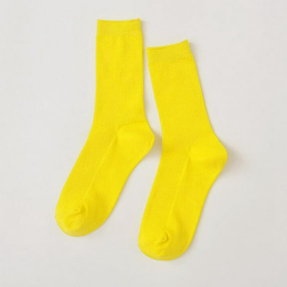 Hauaitttt Women's Solid Autumn Socks Casual Socks Warm Socks Socks Women Low Cut Cushioned Socks for Men Mens Hiking Socks Women Big Sock Aid Sock Tab Women Footie Socks Sensory Socks Girls Socks