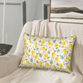 thumbnail image 3 of Kll Flowers And Butterflies Pattern Silk Pillowcase For Hair And Skin Standard Size 20"X 30" Soft Breathable Pillow Covers For Sleeping, 3 of 8