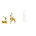 thumbnail image 1 of Figuras De Ciervo, Esculturas De Reno, Alce, Adornos De Escritorio Coleccionables, Estatuas Decorativas Para Estantería, Escritorio, Regalo De Cumpleaños, Mesa Auxiliar De Acrílico, 1 of 8