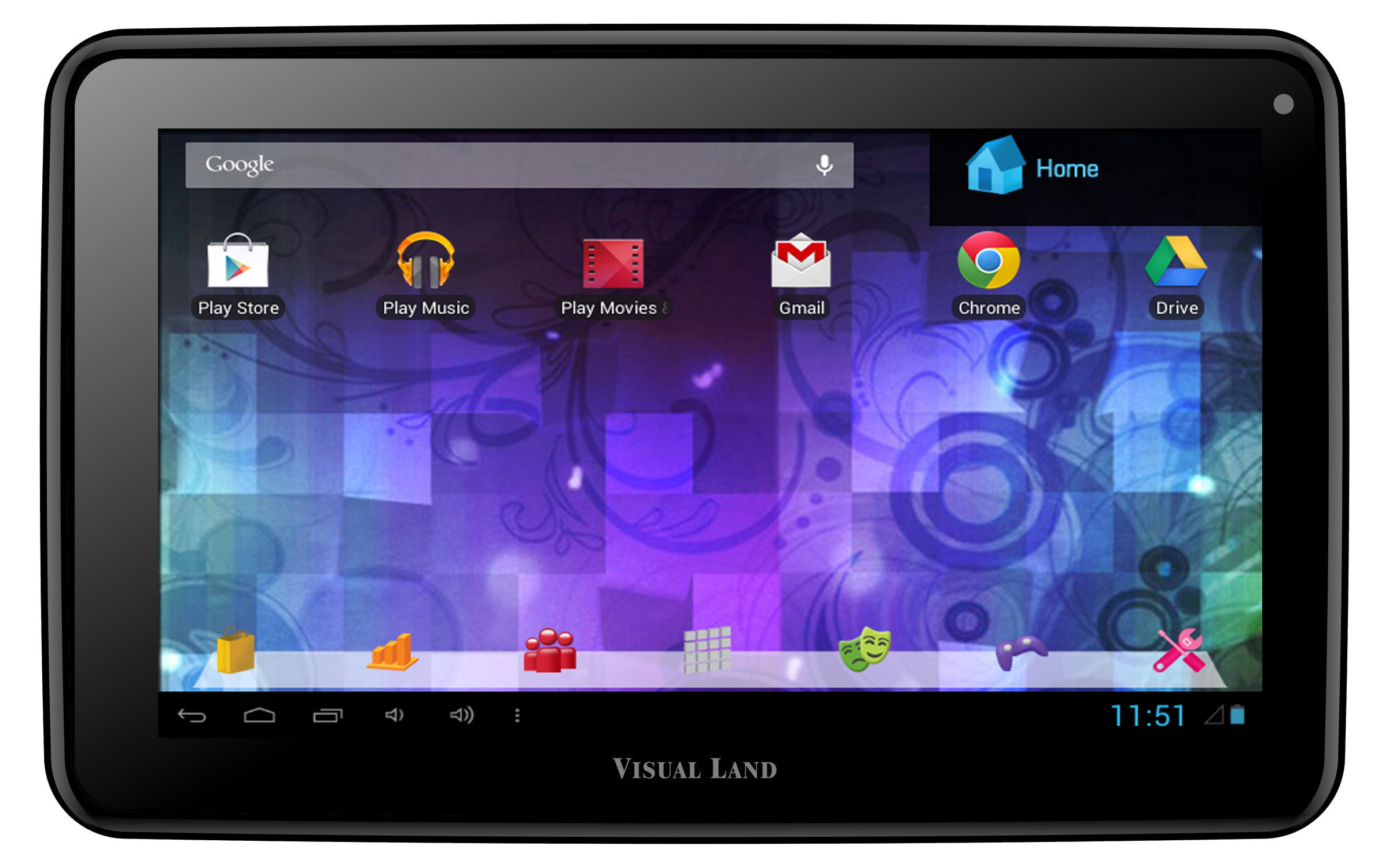 Visual Land Prestige 7" Dual Core Tablet 8GB includes Tablet Case - Green - image 2 of 3