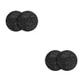 thumbnail image 3 of Kenally Portavasos Universal para coche, alfombrillas de aislamiento térmico, almohadillas de diamantes de imitación antideslizantes para Interior de Negro 2piezas Kenally CBP295103, 3 of 6