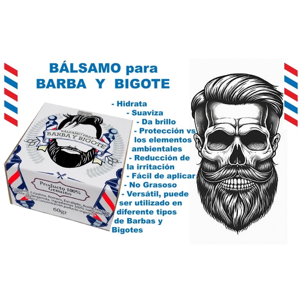 BÁLSAMO PARA BARBA Y BIGOTE VIVONATURAL 60 g. NO GRASOSO, DA BRILLO, HIDRATACIÓN, SUAVIDAD, NATURAL, SEGURO Y FÁCIL DE USAR