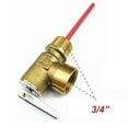 RV Automatic Relief Valve 3/4inch NPT for Hot Water Heater Temperature
