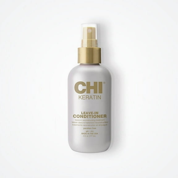 CHI Keratin Leave-in Conditioner, Hydrating Conditioner For Restoring Softness & Preventing Breakage, Great For Daily Use, Sulfate-free, 6 Oz