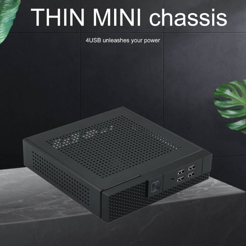 Zecic Industrial Control TX07 Mini-ITX HTPC Case Easy to Use PC Case ITX Computer Case