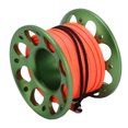 thumbnail image 1 of Aluminum Fishing Line Reel, Diving Spool, Diving Reel, Aluminum Marker Line Deployment with Stainless Steel Double Hook for Outdoor Boating Marine Operations, 1 of 7