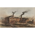 thumbnail image 2 of Excelsior Iron Works On New York City'S East River At 14Th Street. Ca. 1855. History (36 x 24), 2 of 2