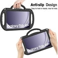 thumbnail image 5 of AVAWO Kids Case for Samsung Galaxy Tab A11+ Plus/A9+ Plus 11 Inch 2026/2023, with Strap, Shockproof Lightweight Handle Stand with Lanyard, Black, 5 of 8
