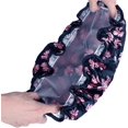 thumbnail image 5 of 3 Pack Shower Caps Double Layer Elastic Waterproof Bathing Cap for Women Shower Spa Salon, 5 of 5