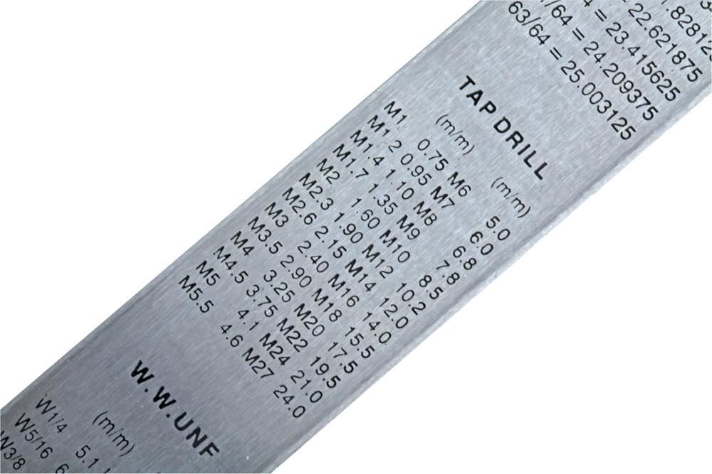 DURATOOL - 6" (150mm) Stainless Steel Ruler with Metric/Imperial Marking, Satin