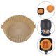 thumbnail image 3 of Freidora de aire Olla de silicona Cesta de barbacoa antiadherente Reemplazo de accesorios para hornear con asa para revestimientos de freidora de aire beige Sunnimix Revestimiento de freidora de aire, 3 of 8