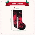 thumbnail image 3 of Lsque 18 Inches Chucky Pattern Christmas Stockings Hanging Ornaments,Knitted Xmas Fireplace Hanging Stocking,Holiday Decoration, 3 of 8