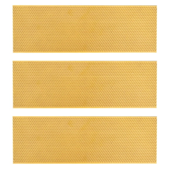 Luxshiny Set of 3 Plastic Beekeeping Foundation Sheets to Improve Hive Productivity and Efficiency