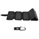 thumbnail image 2 of Solar Power Bank Foldable Dual Output Portable Universal Direct Charging Charger for 3 Proof Mobile Power Supply Black, 2 of 5
