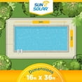 thumbnail image 6 of Sun2Solar Rectangle 1200 Series Blue Swimming Pool Solar Cover, 16' x 36', 6 of 7
