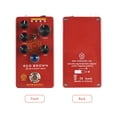 Guitar Distortion Effects Pedal RED BROWN Distortion Guitar Bass Effect
