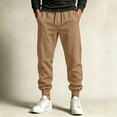 thumbnail image 2 of Sweatpants for Men Basic Fleece Joggers with Pockets Solid Color Elastic Drawstring Waist Athletic Sweat Pants 2026, 2 of 10