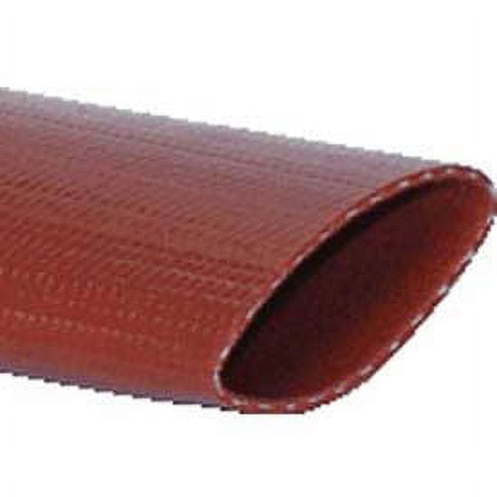 Apache 4" x 50' Bulk Medium Duty PVC Lay Flat Discharge Hose, 13030103-50-Feet