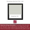 thumbnail image 2 of Arlo Blinds Cordless Light Filtering Cellular Shade, Cream, 17.5"W x 60"H, 2 of 6