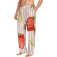 thumbnail image 2 of Daiia Strawberries Men's Sleep Pant with Pockets and Drawstring,Pajama Pants-Medium, 2 of 9