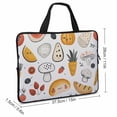 thumbnail image 2 of AWERP Very Cute Cartoon Food Laptop Bag Diving Fabric Tablet Cover Neoprene Computer Protective Handle Case 15inch, 2 of 5