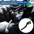 thumbnail image 3 of Palancas de freno y embrague cortas/largas únicas para YAMAHA YZF-R1 2004-2008, palanca de freno ajustable en 6 posiciones, aleación de aluminio, negro sólido, 1 par, 3 of 7