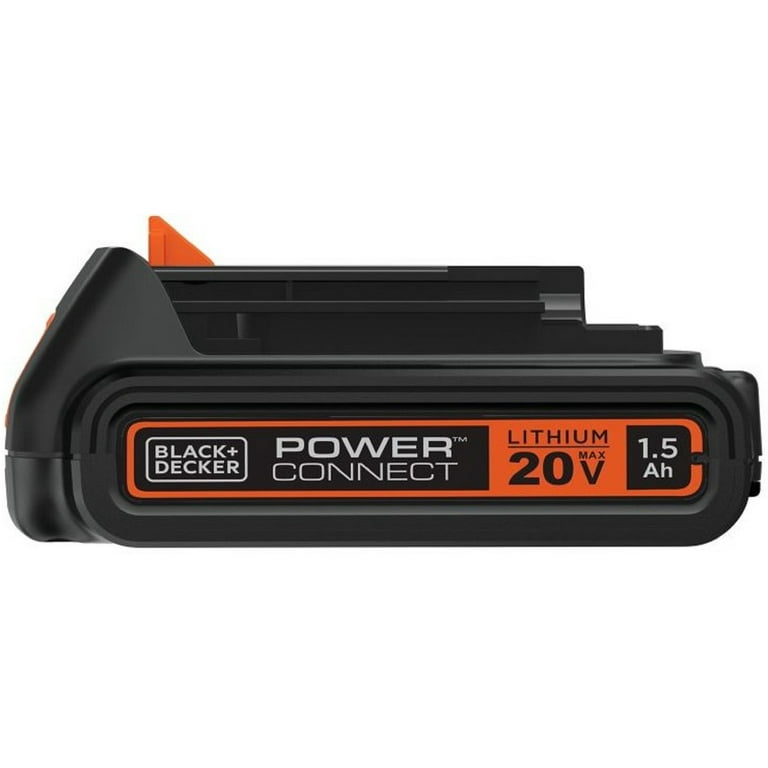 Black and decker lithium 1.5 ah 20v battery hotsell
