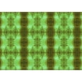 thumbnail image 1 of Ahgly Company Machine Washable Indoor Rectangle Transitional Green Area Rugs, 4' x 6', 1 of 7