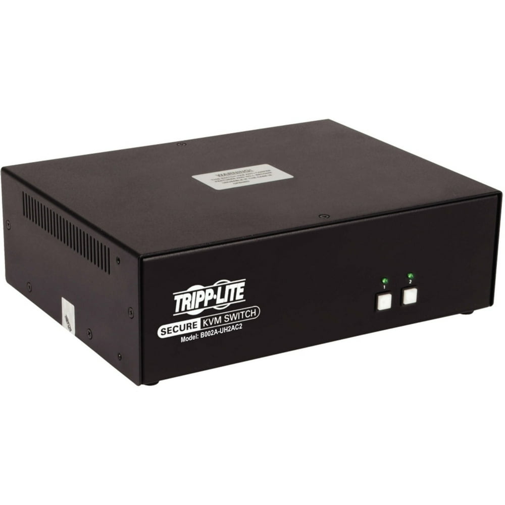 Tripp Lite Secure KVM Switch 2Port DualMonitor HDMI 4K NIAP CAC PP3.0