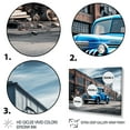 thumbnail image 3 of Designart "Industrial Drive Blue Pickup Truck Exploration I" Transportation Canvas Wall Art, 3 of 5