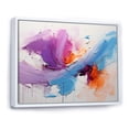 thumbnail image 2 of Designart "modern Paint Strokes" Romantic Landscape Floater Framed Canvas Wall Art, 2 of 7