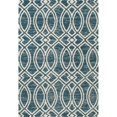 thumbnail image 1 of Art Carpet 841864100884 3 x 4 ft. Highline Collection Ogee Trellis Woven Area Rug, Aqua, 1 of 1