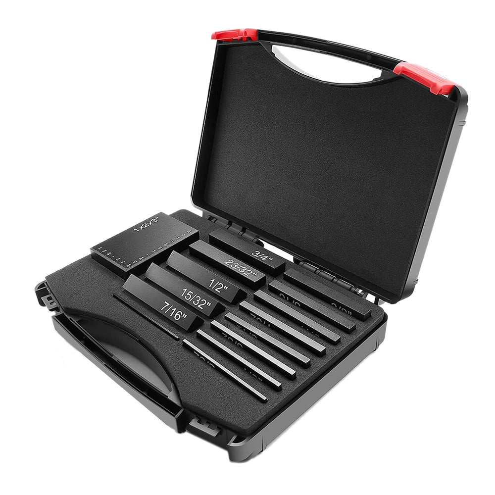 15Pcs Gauge Block Set Aluminum Height Gauges Set Setup Bars Precision