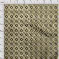 thumbnail image 4 of oneOone Viscose Chiffon Dark Olive Green Fabric Abstracts Craft Projects Decor Fabric Printed By The Yard 42 Inch Wide, 4 of 5