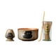 thumbnail image 3 of Kit para preparar té matcha con batidor y cuenco, cerámica artesanal y bambú, utensilios únicos de regalo con soporte para batidor cuenco para matcha. cuenco 125x66cm, 3 of 8