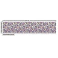 thumbnail image 3 of Ambesonne Floral Fabric by the Yard Upholstery, Vintage Design Violet Flower, 1 Yard, Multicolor, 3 of 5