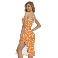 thumbnail image 2 of Halloween Skull Pattern Printed Cross Back Cami Dress, Halloween Decorative Fashion Summer Maxi Sexy Casual Dress For Women, 2 of 4