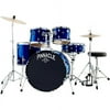 Ludwig Pinnacle Complete 5 Piece Drumset, Midnight Blue