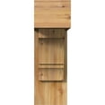 thumbnail image 2 of Ekena Millwork 8"W x 20"D x 24"H Balboa Block Rough Sawn Bracket w/ Offset Brace, Western Red Cedar, 2 of 25
