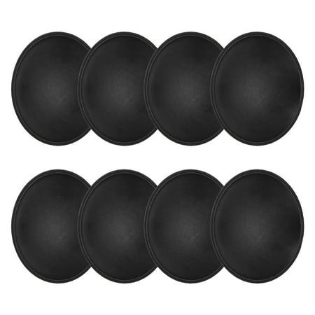 Uxcell 8 Pcs Speaker Dust Cap  85x90x17mm Subwoofer Paper Dome Dust Resistant Coil Cover for Speaker Accessories Repairing  Bead Paper Black