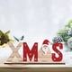 thumbnail image 5 of Placa de adorno navideño de madera con letra, soporte de escritorio para letrero DIY para el hogar y fiestas. NAVIDAD, 5 of 7