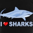 thumbnail image 3 of CafePress - I Love Sharks Pajamas - Women's Dark Pajamas, 3 of 5